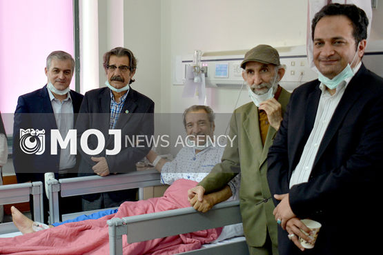 هنرمندان پیشکسوت از حسین محباهری عیادت کردند