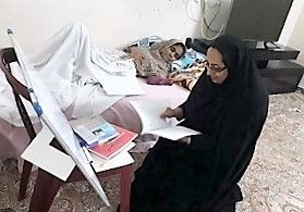 بوی مهر در خانه دانش آموزان مصدوم حادثه واژگونی اتوبوس