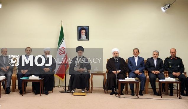 رئیس جمهور و اعضای هیأت دولت با رهبر معظم انقلاب دیدار کردند