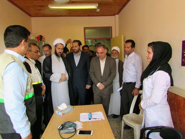 آغاز بکار بیمارستان صحرایی دربخش لوندیل آستارا
