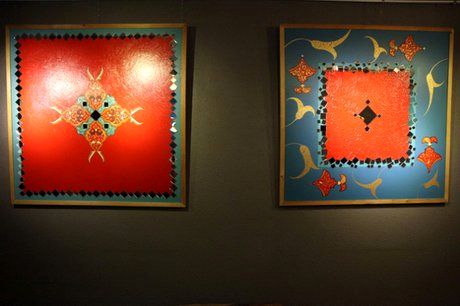 نمایش «ازدواج رنگها» در یک نگارخانه