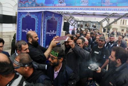 کاروان خدام العترت شهرداری رشت راهی کربلای معلی شد