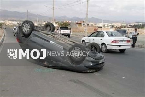 ۳۸ درصد حوادثرانندگی مربوط به واژگونی خودروهاست