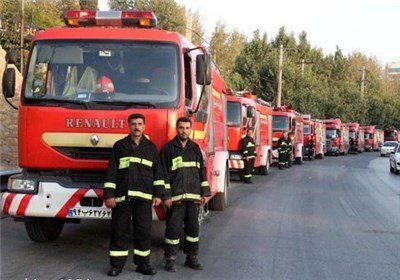آماده باش نیروهای آتش نشانی اصفهان در شب های قدر
