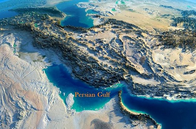 مانور دریایی آمریکا در خلیج فارس