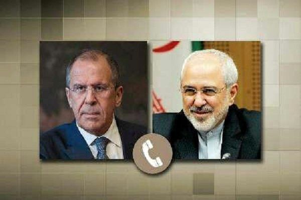 لاوروف و ظریف تلفنی گفت و گو کردند