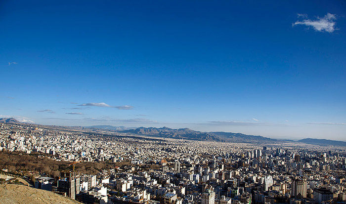 شاخص کیفیت هوای تهران 3 خرداد 42 شد