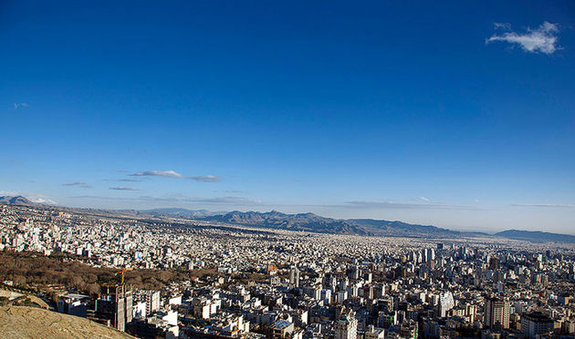 شاخص کیفیت هوای تهران 3 خرداد 42 شد