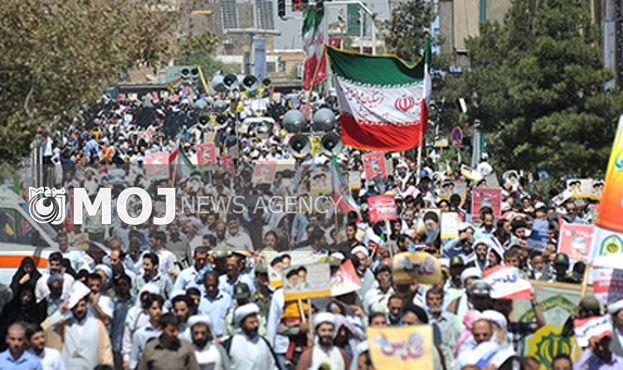روز قدس، روز ایستادگی مستضعفان عالم علیه مستکبران است