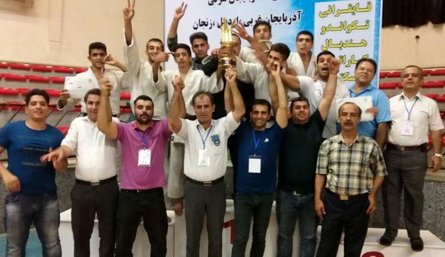 کردستان بر سکوی قهرمانی رقابتهای جودوی شمالغرب ایستاد