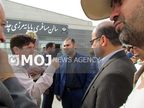 رئیس گذرنامه و امور مرزهای وزارت کشور از پایانه مرزی چذابه بازدید کرد
