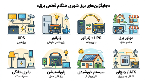جایگزین برق شهری