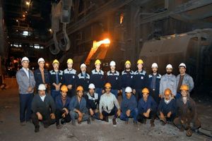 تعمیرات دیگ اوتیلیزاتور کنورتور شماره 2 بخش فولادسازی با موفقیت انجام شد