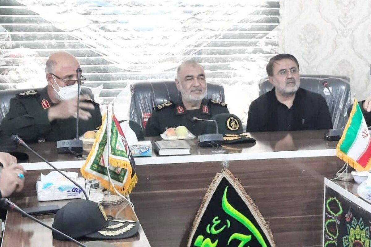 سردار سلامی در مرز خسروی 