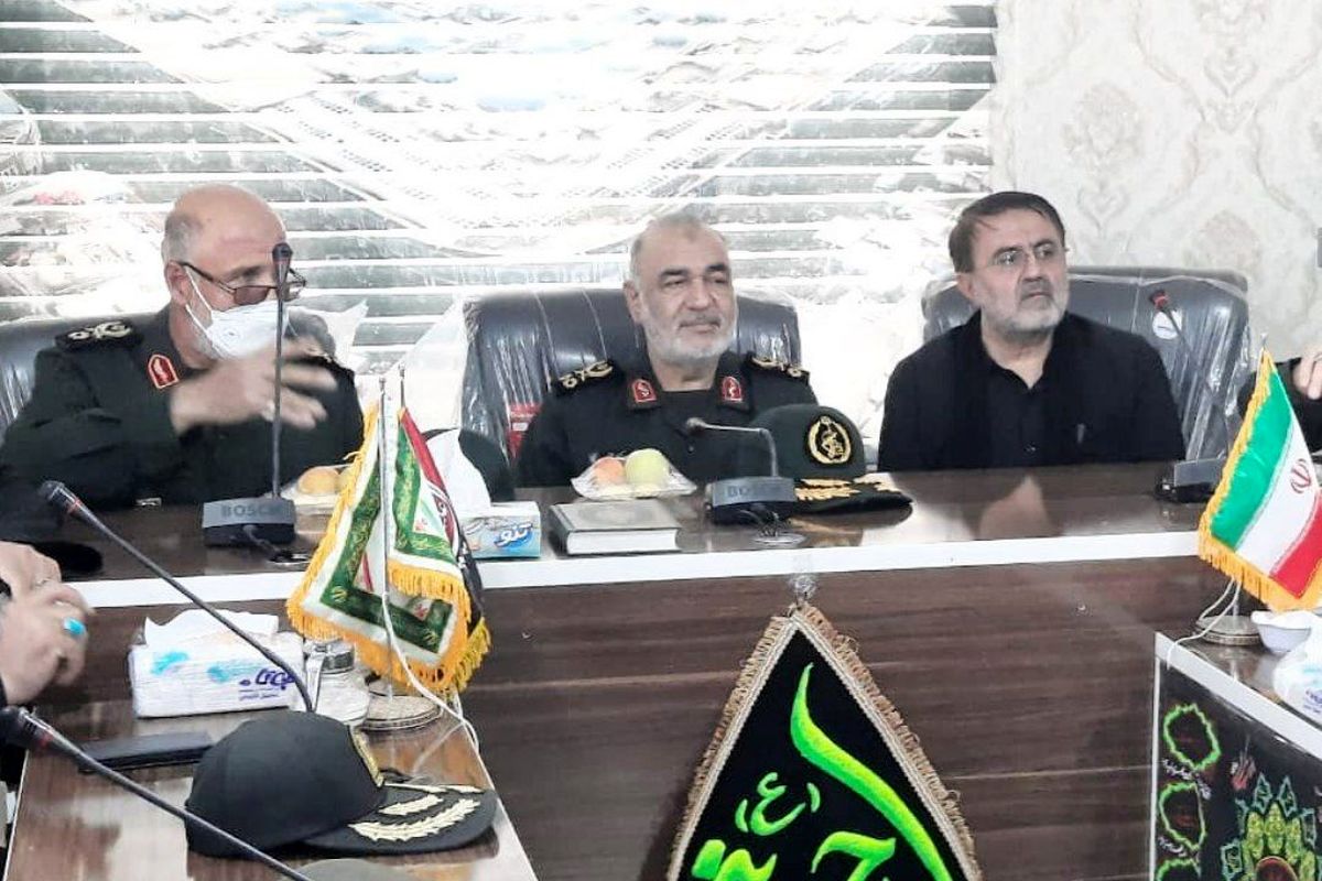 سردار سلامی در مرز خسروی 