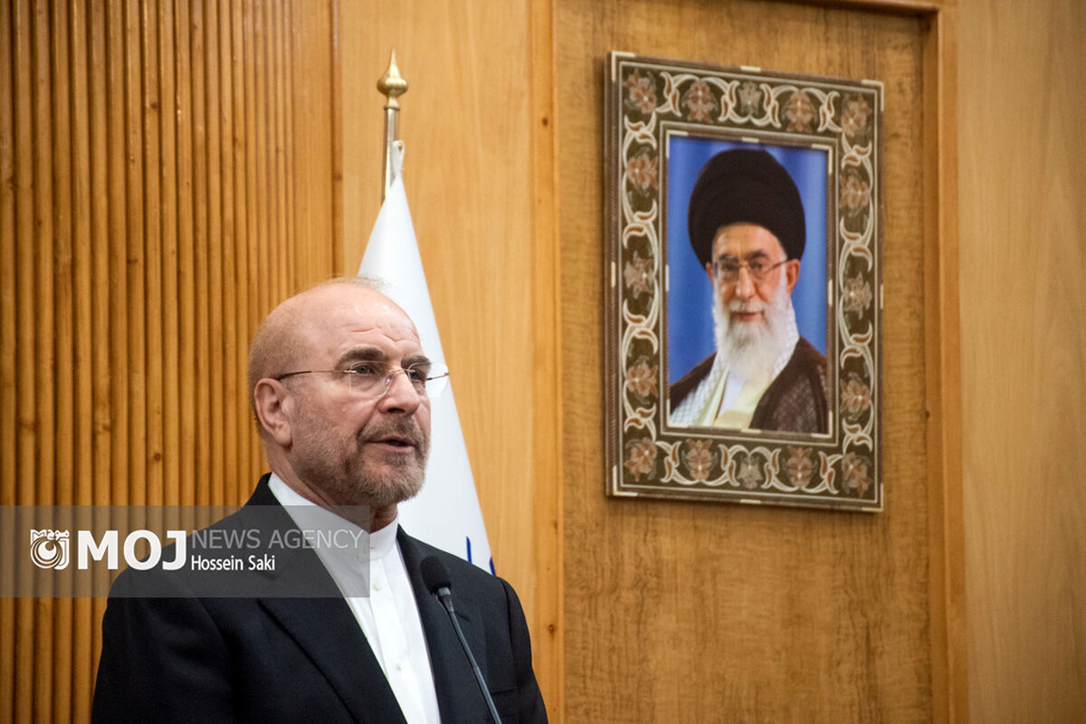 مراسم استقبال از قالیباف رییس مجلس شورای اسلامی