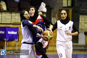 دیدار تیم های بسکتبال بانوان شرکت ملی گاز و سپهرداد - ۳۰ آذر ۱۳۹۸