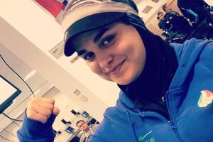 سلفی نجمه خدمتی با نوروزیان در المپیک