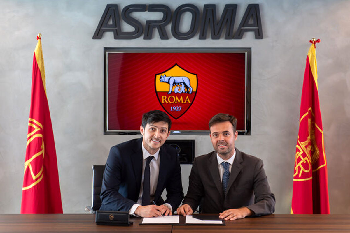 سردار آزمون رسما به عضویت تیم رم درآمد