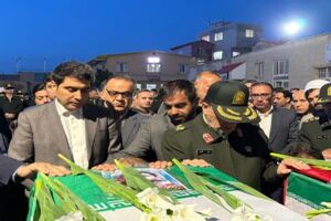 تشییع پیکر مطهر شهدای بانه انجام شد