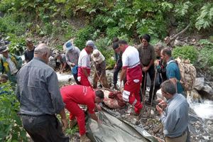 یک فوتی بر اثر سقوط از ارتفاع در مرزن‌آباد
