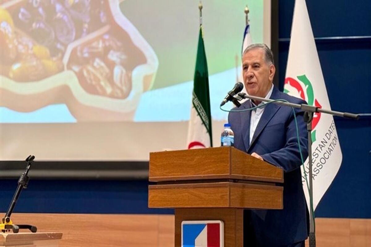 صمد حسن‌زاده در مراسم افتتاح دومین بزرگداشت روز ملی خرما