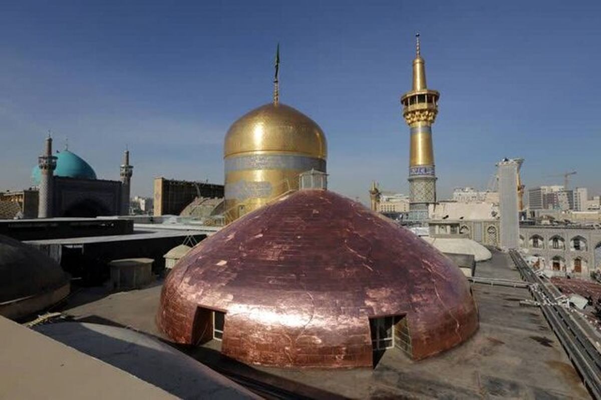 گنبد الله‌وردی‌خان در حرم مطهر رضوی 