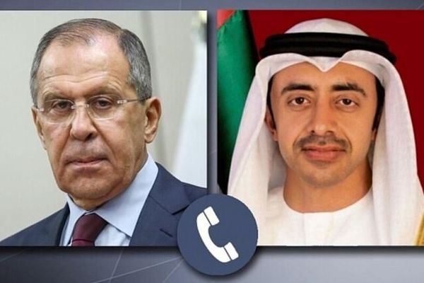 وزیران خارجه روسیه و امارات بر توقف فوری خصومت‌ها در منطقه تاکید کردند