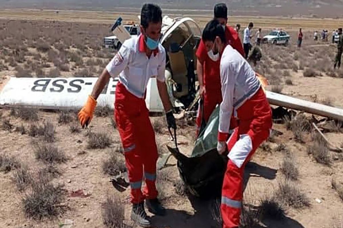 سقوط هواپیمای آموزشی