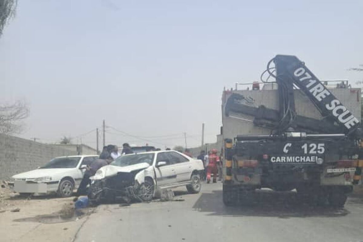 تصادق در جاده آبشورک 