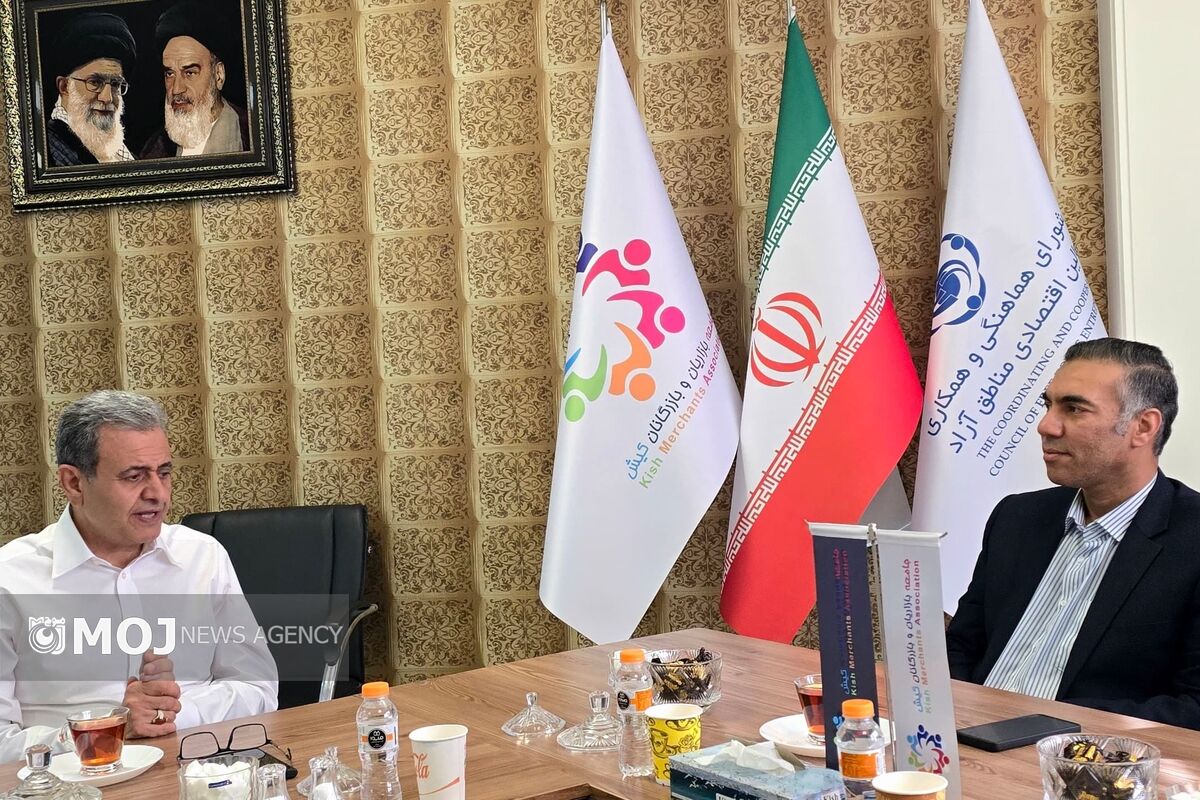 دیدار رییس تامین اجتماعی کیش و سادات نجفی 
