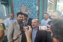 رئیس سازمان مدیریت بحران کشور رای خود را به صندوق انداخت