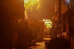 رژیم اسرائیل به مناطق مختلف نوار غزه حمله کرد