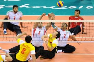 پیروزی دوباره تیم والیبال نشسته ایران مقابل چین