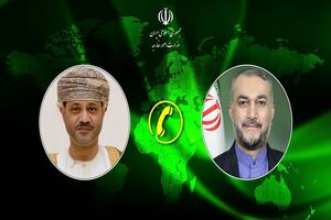 وزرای خارجه ایران و عمان در خصوص وضعیت کنونی غزه با یکدیگر گفتگو کردند