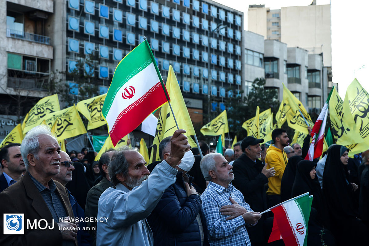 اجتماع سراسری مردم تهران برای حمایت از کودکان فلسطین