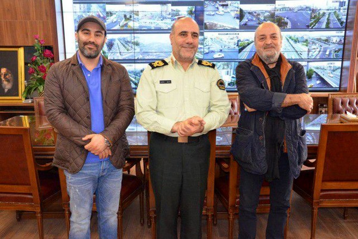 دیدار رییس پلیس تهران با عوامل سریال پایتخت
