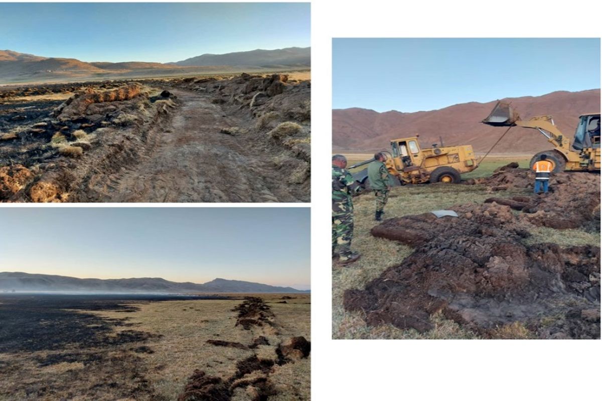 مهار آتش سوزی اردبیل