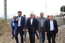  بازدید استاندار گیلان از فرآیند احداث پل غیر همسطح میدان امام حسین (ع) و نیروی دریایی رشت