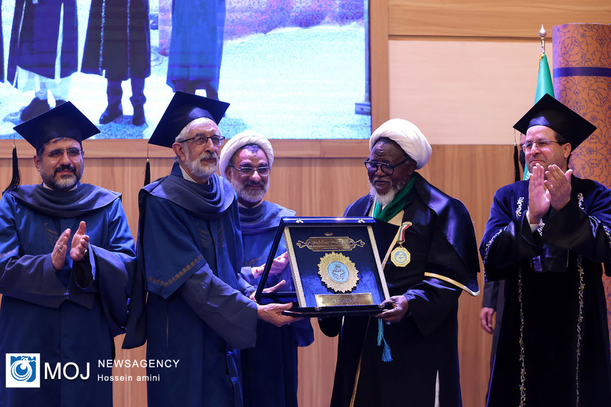 مراسم اعطای دکتری افتخاری به شیخ زکزاکی