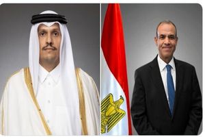 وزیران خارجه قطر و مصر درباره تحولات منطقه تماس برقرار کردند