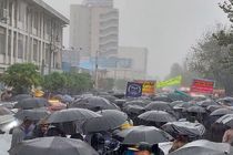 حضور پرشور مردم دیارمیرزا کوچک جنگلی در راهپیمایی ۱۳ آبان