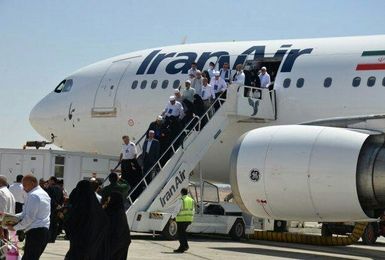 آمادگی ۹ فروند هواپیمای "هما" برای بازگشت بیش از سی هزار نفر از حجاج بیت الله الحرام