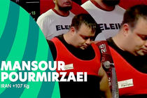 پورمیرزایی درمیان ۱۰ ورزشکار برتر رقابت‌ های وزنه‌ برداری پارالمپیک