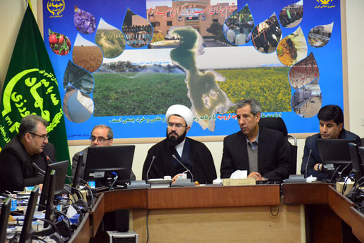 جلسه جهادکشاورزی آذربایجان شرقی