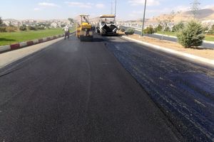 162 هزار مترمربع از معابر سطح شهر سنندج آسفالت و بهسازی شد