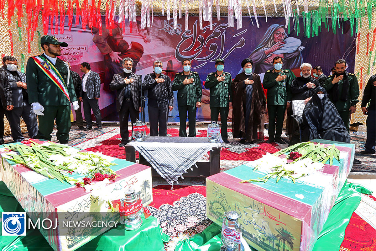 تشییع شهیدان گمنام دفاع مقدس در جنوب شرق تهران