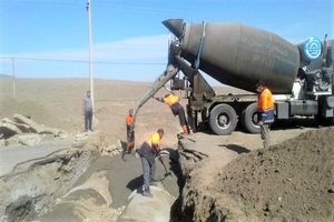 بهره برداری از چهارمین پل آبنمای لوله‌ای در محورهای روستایی قم