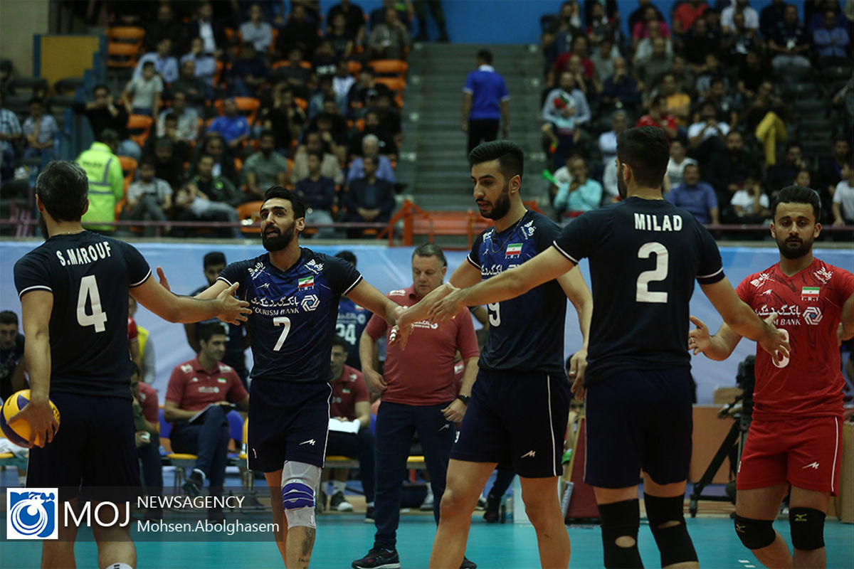 دیدار تیم های ملی والیبال ایران و استرالیا