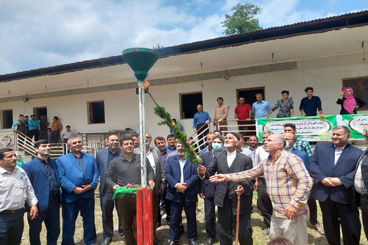 مشعل گاز 120 خانوار کوهپایه‌نشین بابل